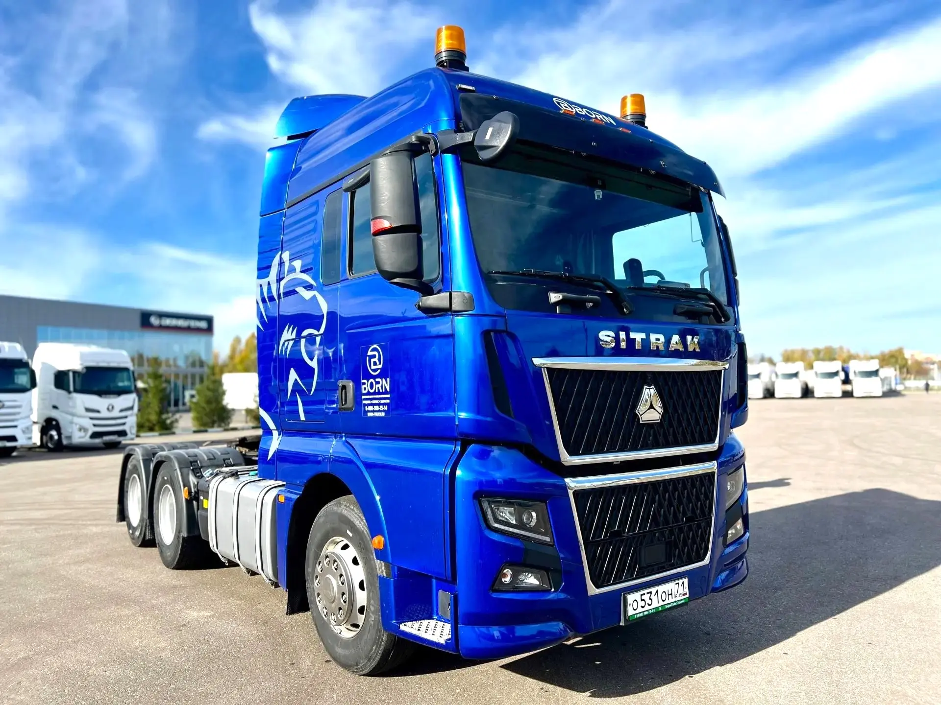 Седельный тягач Sitrak C7H MAX 6×4 (ADR) 2023 года — флагман для тяжёлых перевозок 